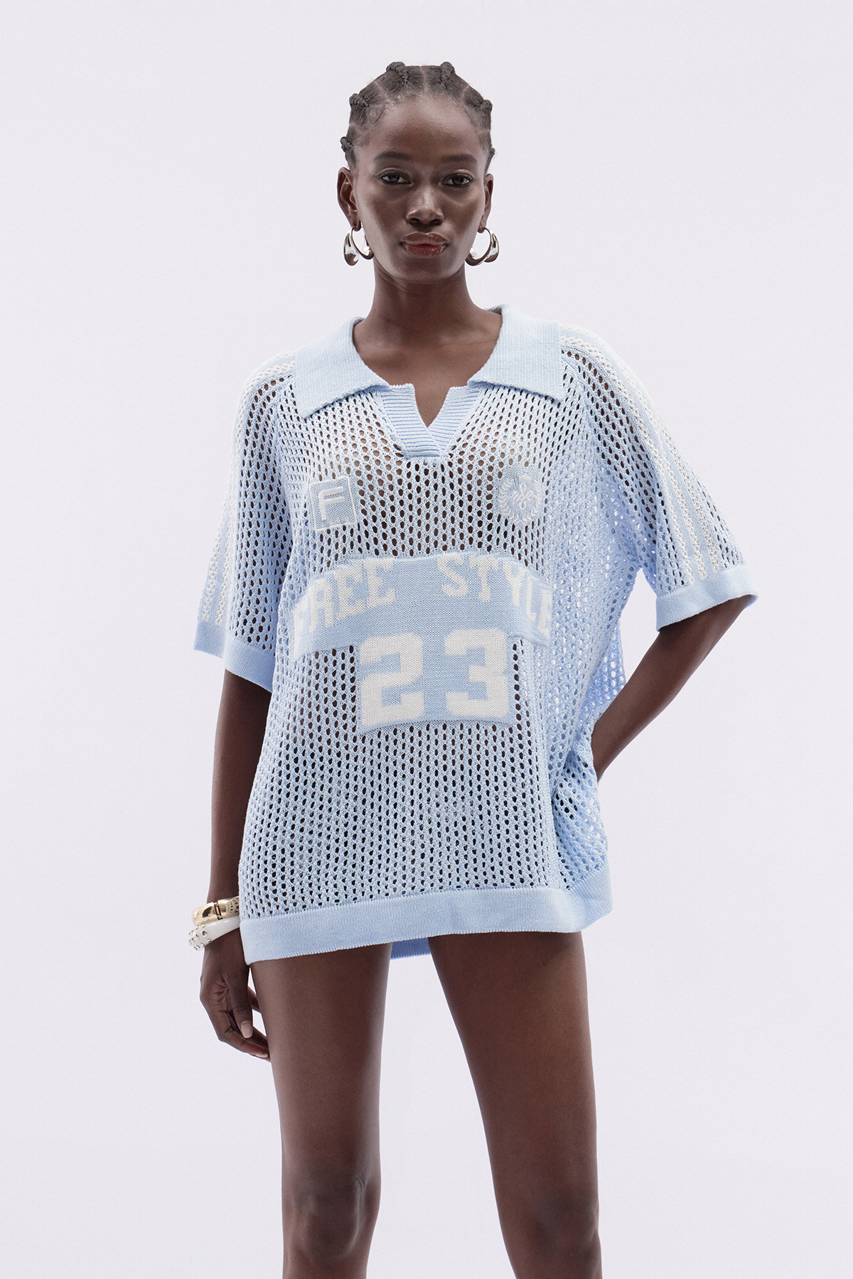 Itsaso Knit Print Top