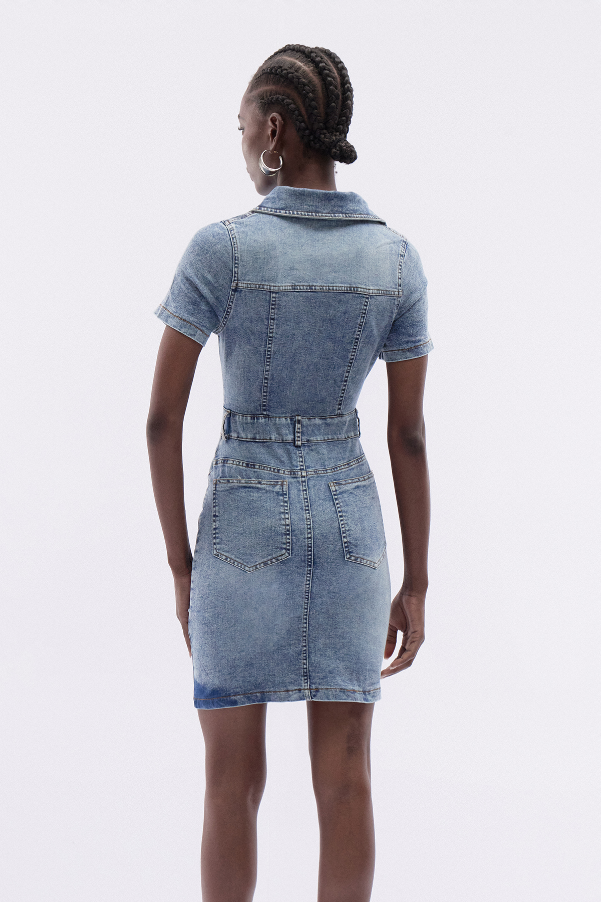Ittay Denim Mini Shirt Dress