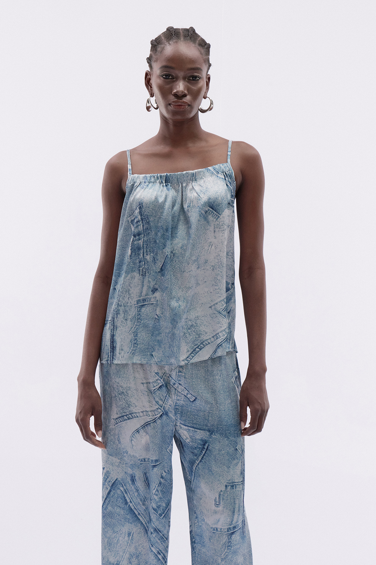 Itzel Spaghetti Tie Dye Pants Set
