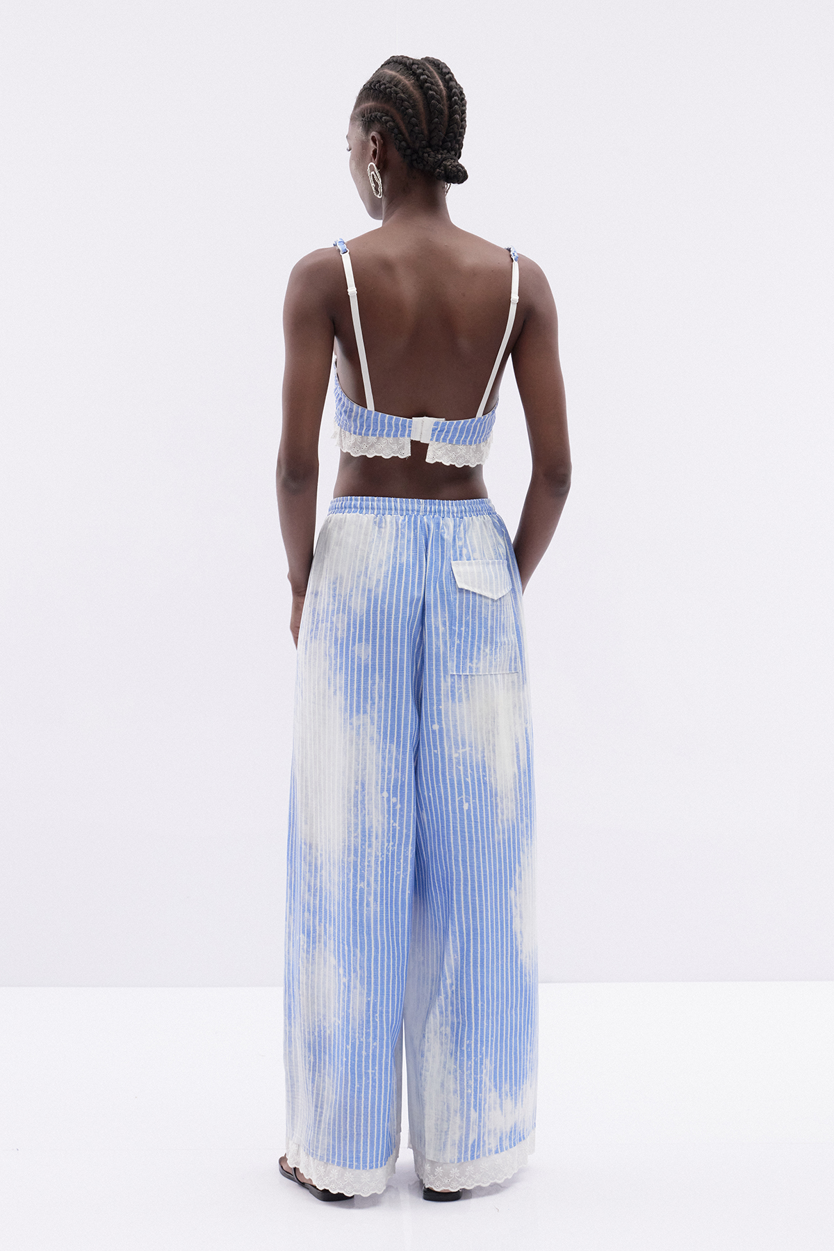 Itzhak Stripe Three Piece Pants Set