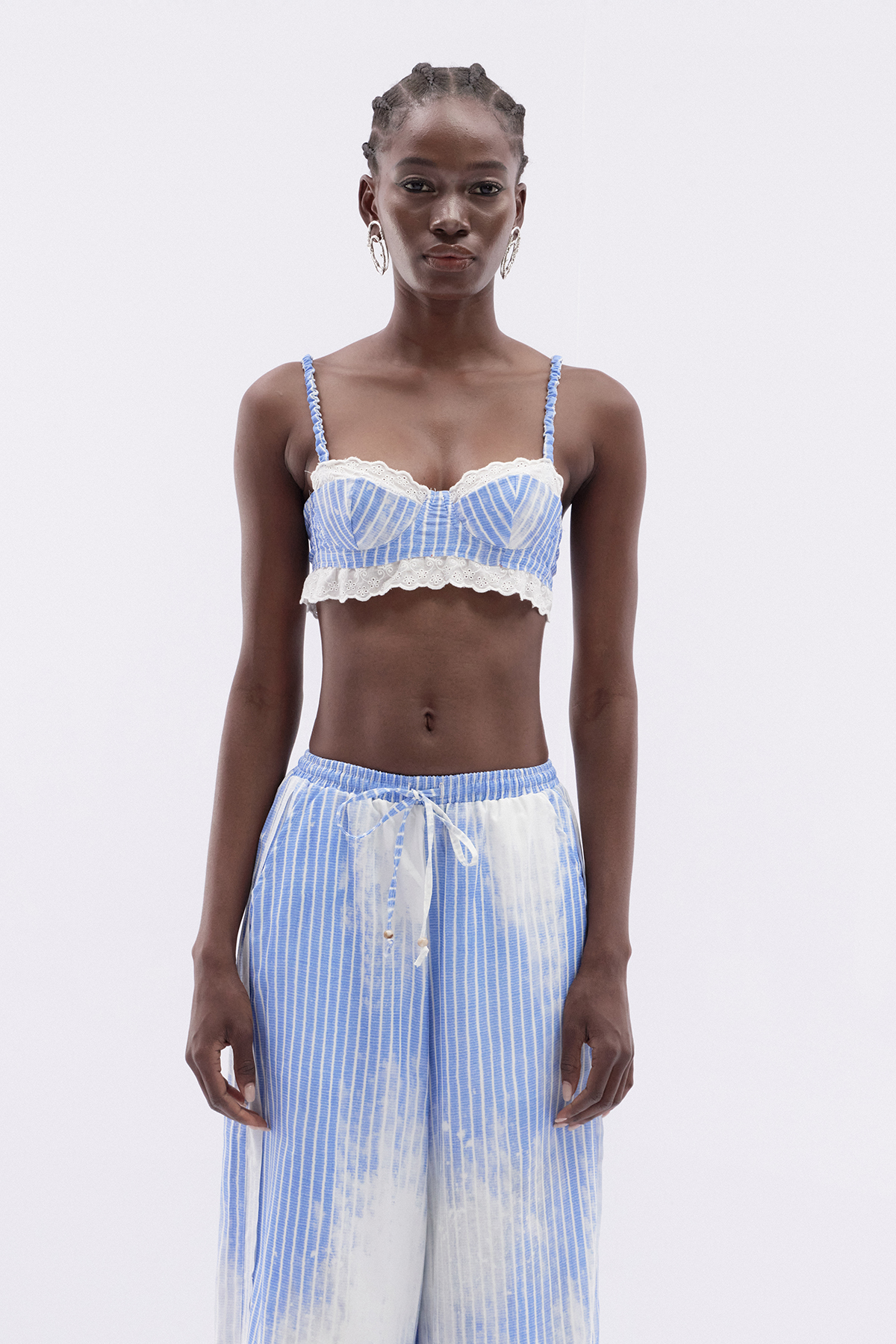 Itzhak Stripe Three Piece Pants Set