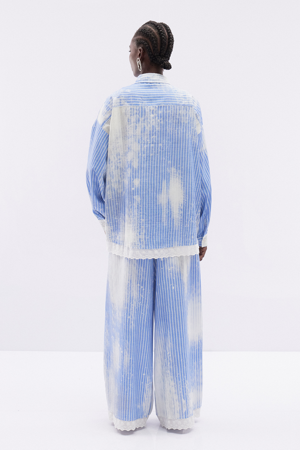 Itzhak Stripe Three Piece Pants Set