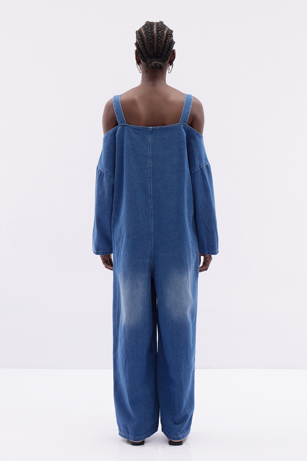 Itziar Buckle Denim Jumpsuit