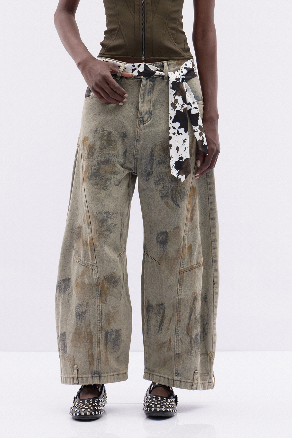 Iudas Tie Dye Baggy Jeans