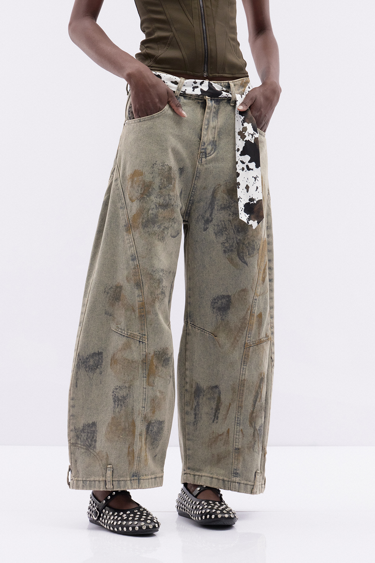 Iudas Tie Dye Baggy Jeans