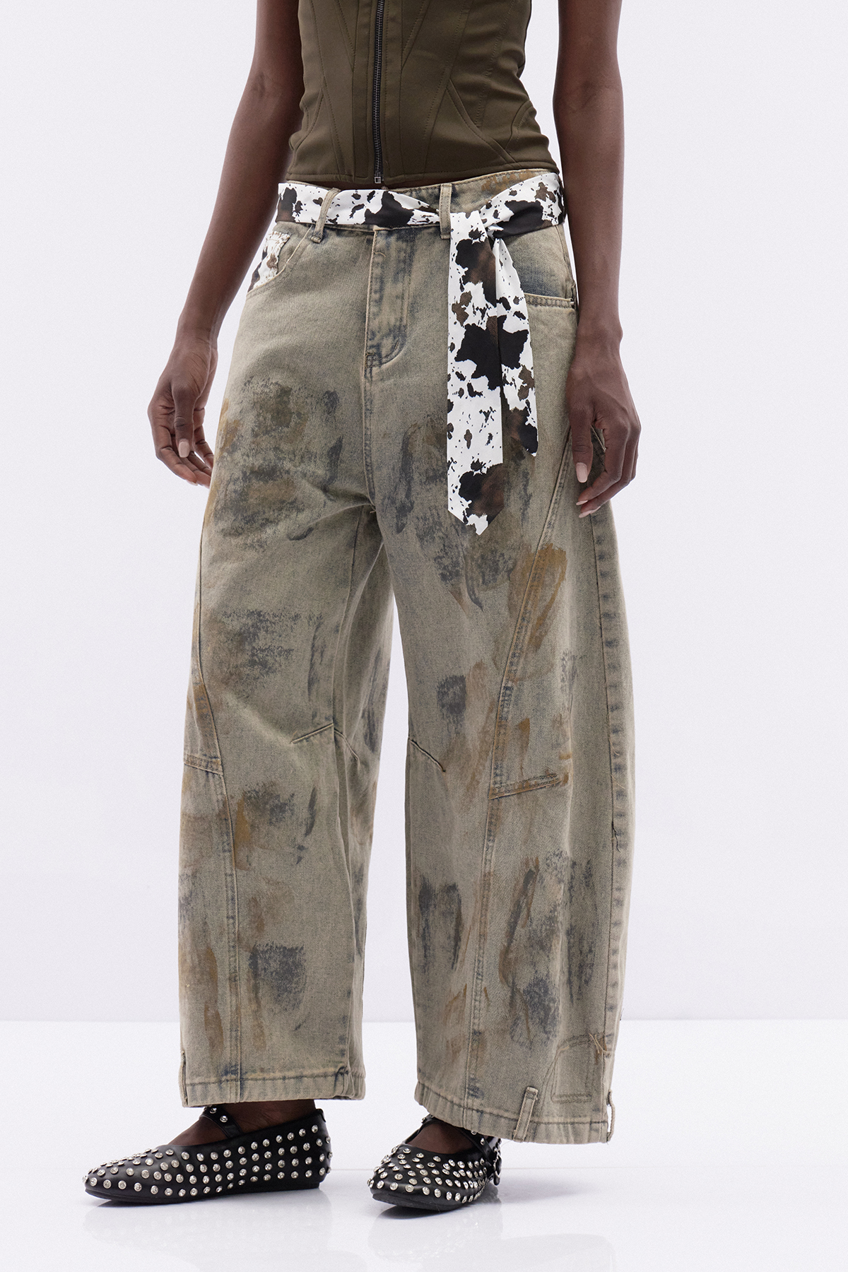Iudas Tie Dye Baggy Jeans