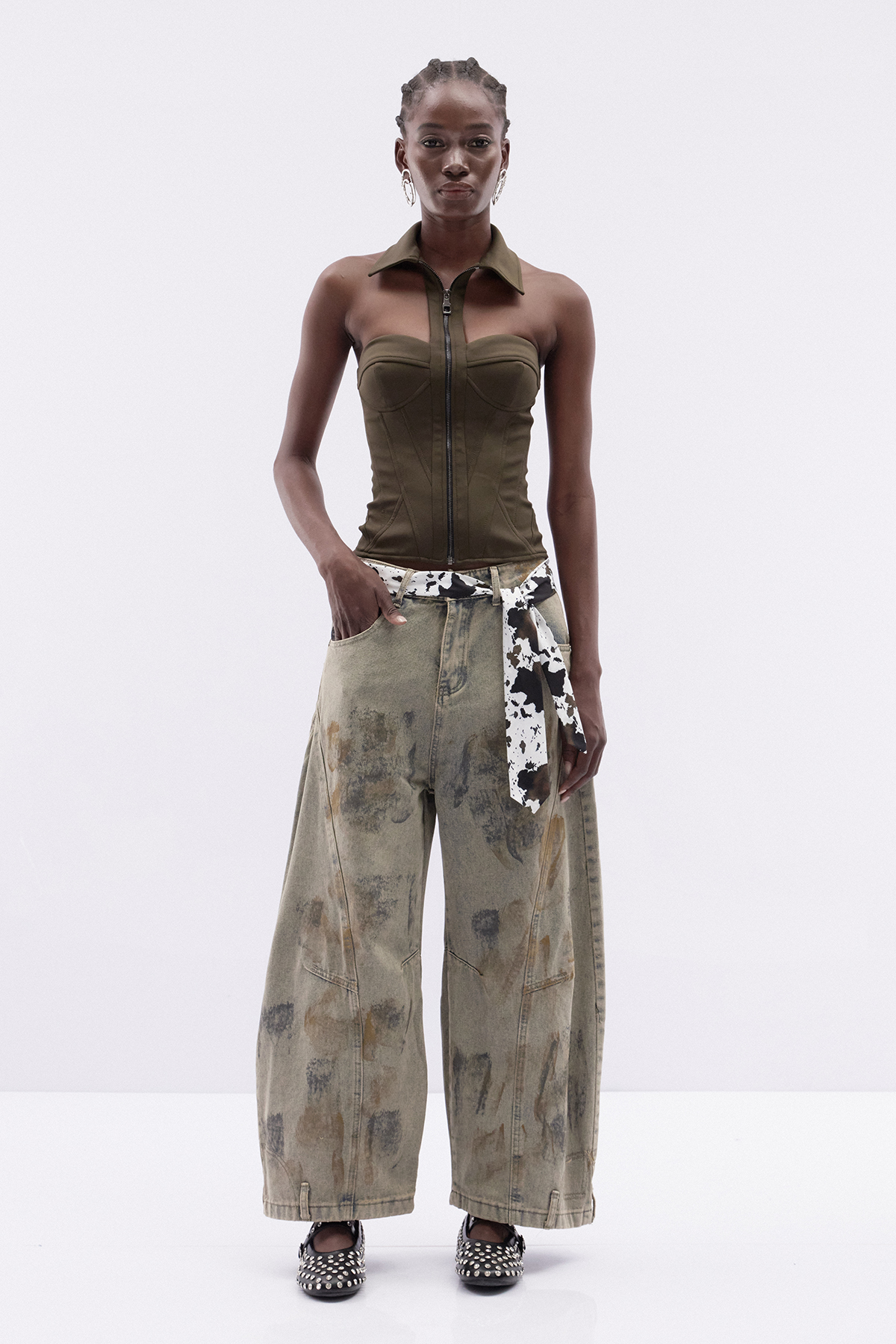 Iudas Tie Dye Baggy Jeans