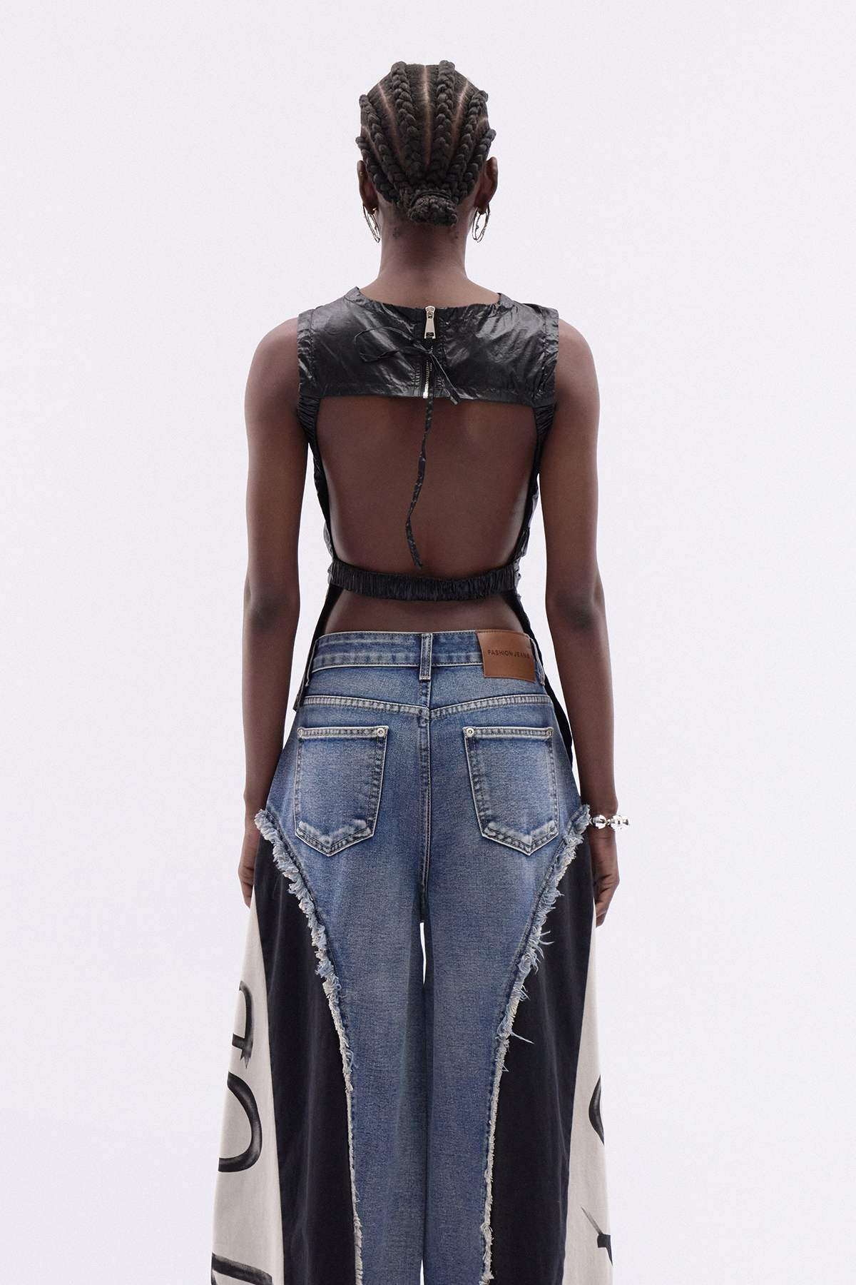 Iudocus Sleeveless Leather Top