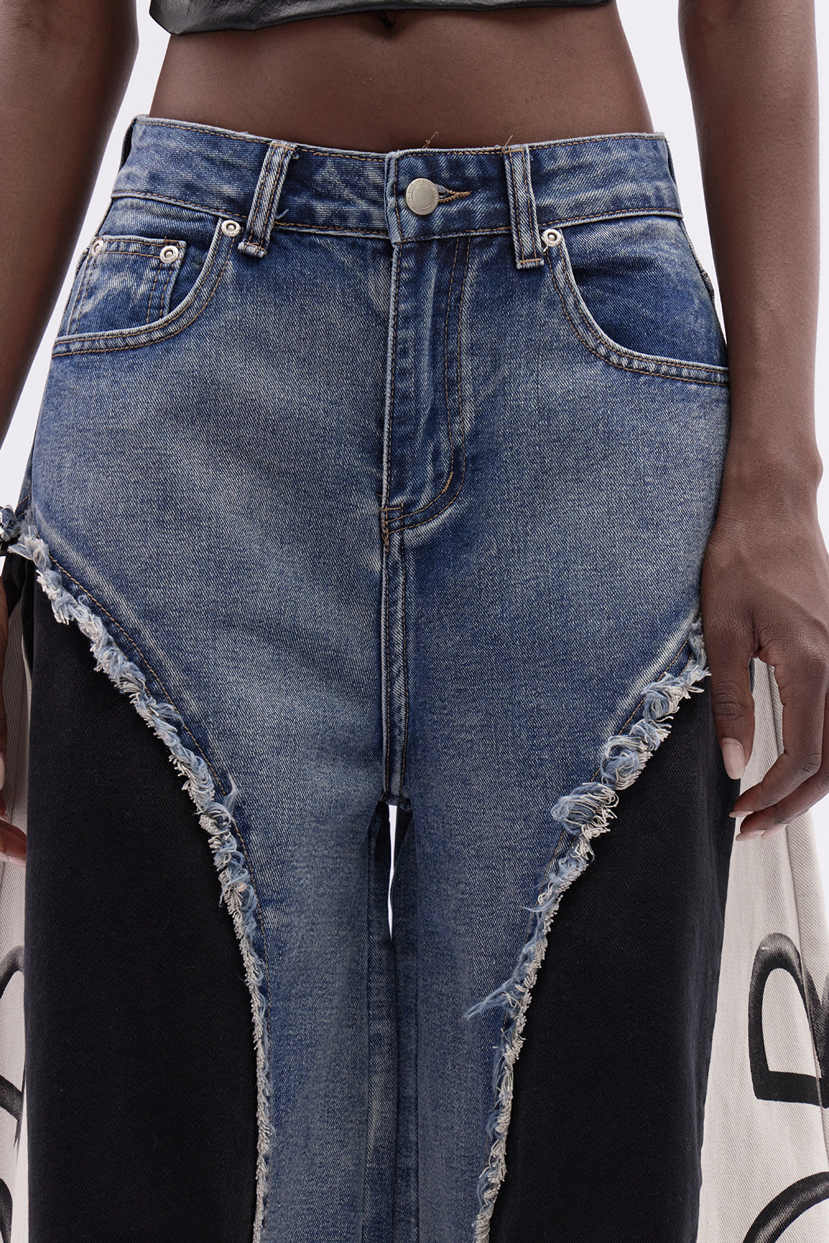 Iudris Deconstruct Baggy Jeans