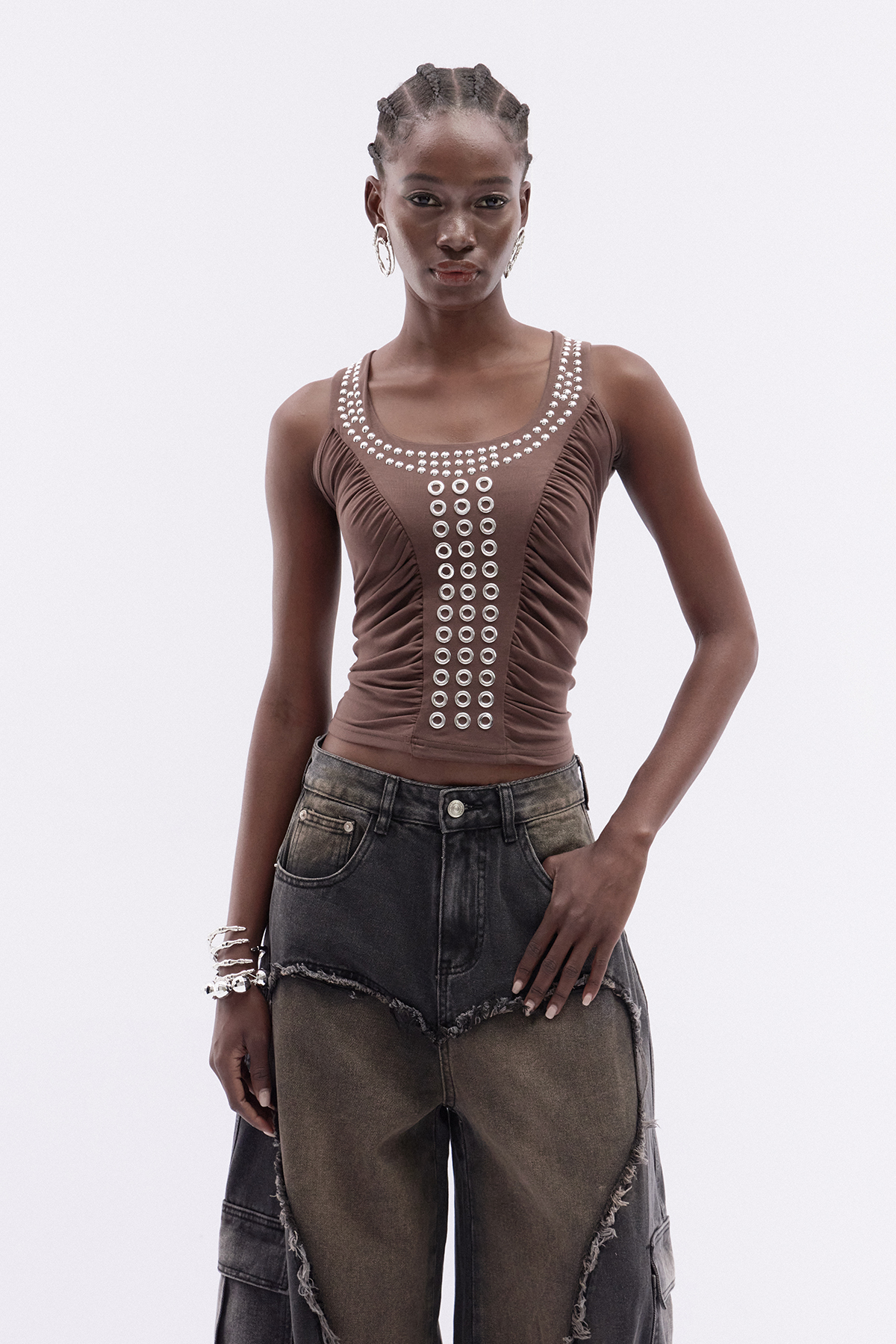 Iuile Studded Sleeveless Top