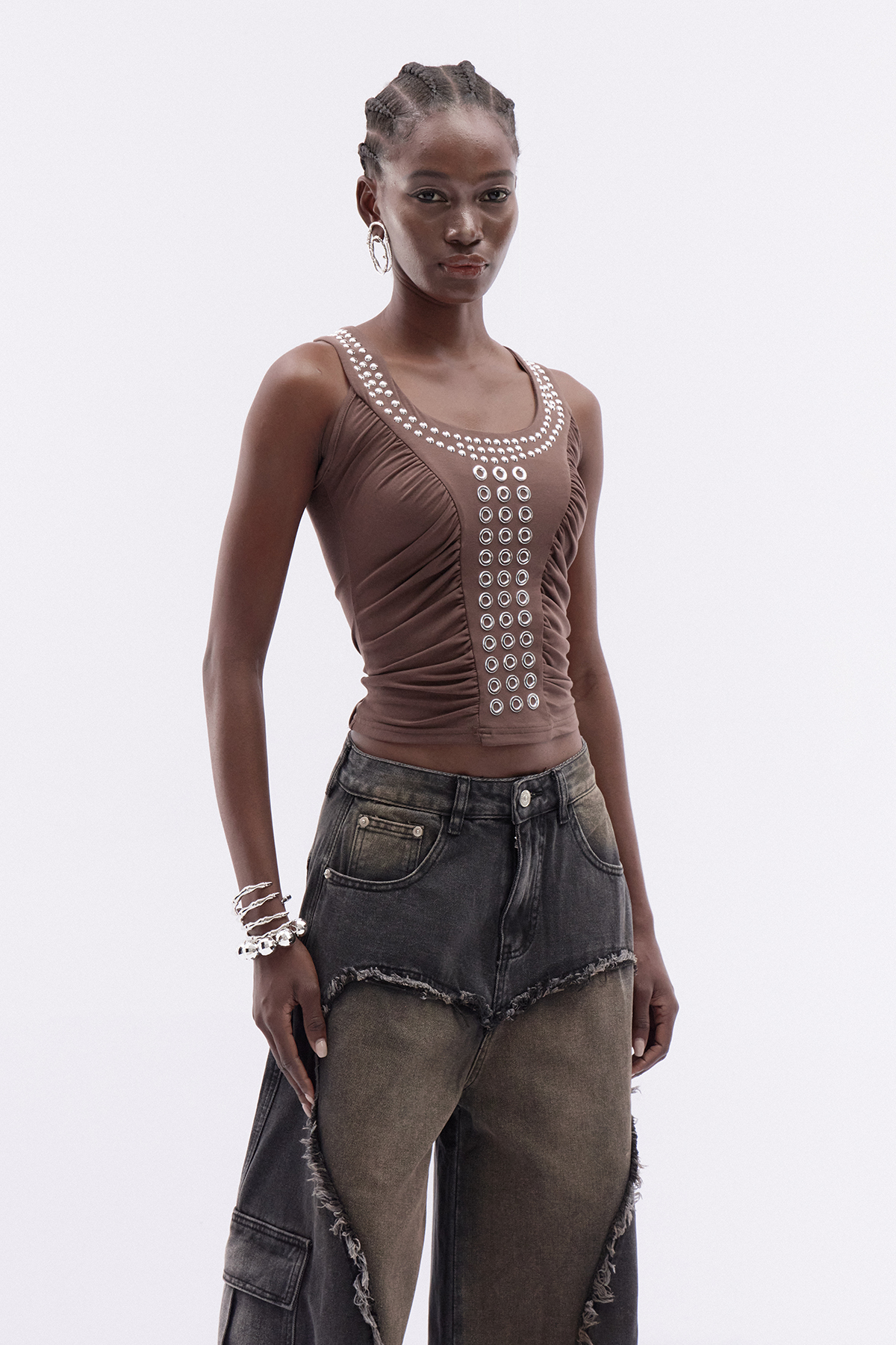 Iuile Studded Sleeveless Top