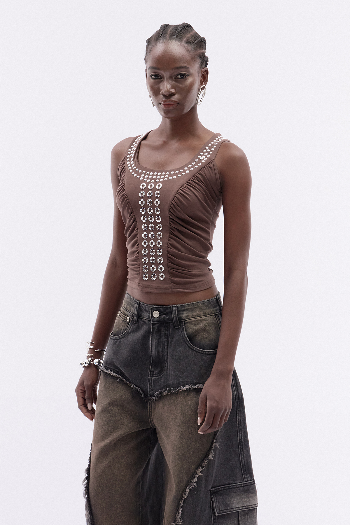 Iuile Studded Sleeveless Top