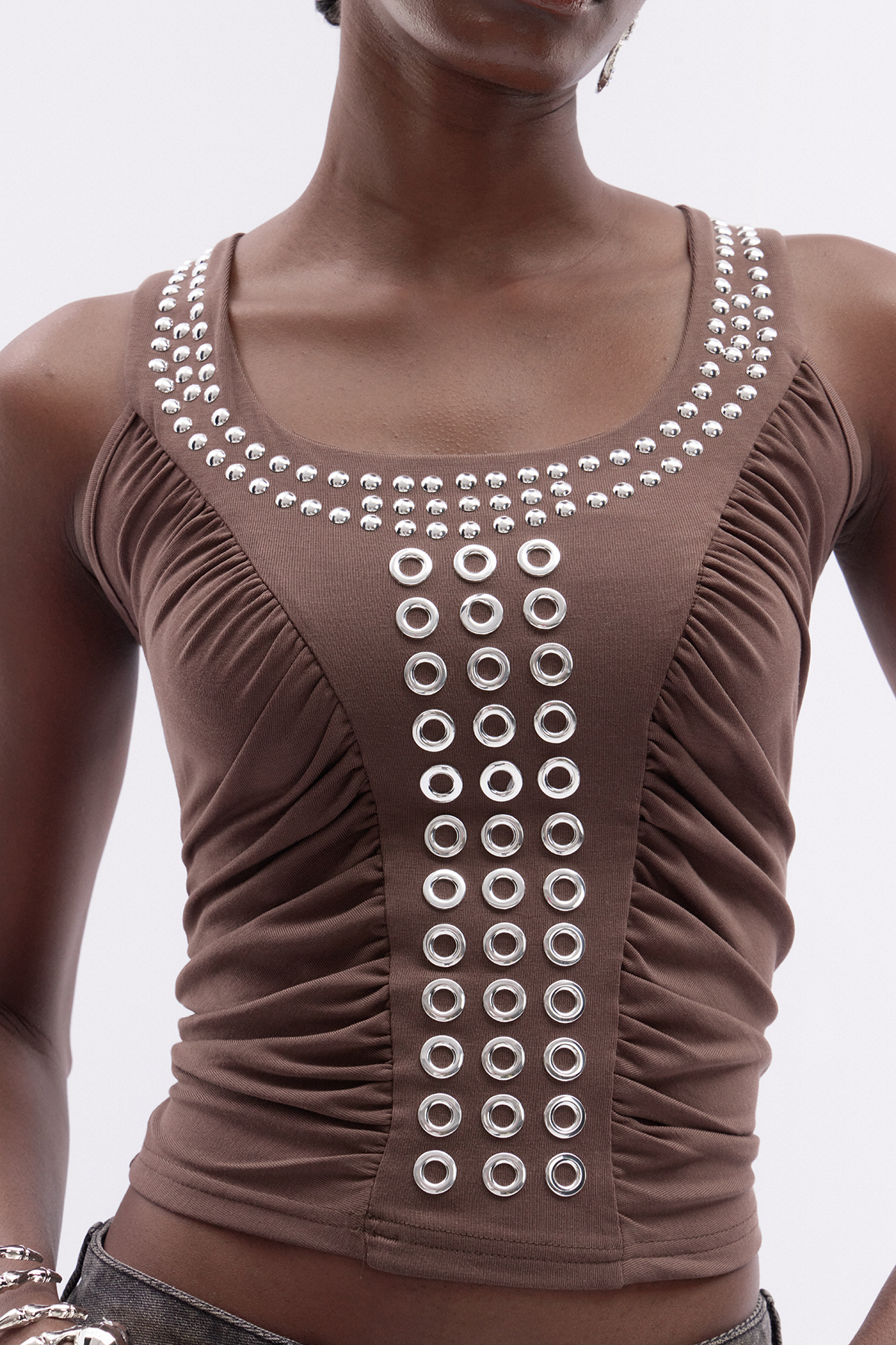 Iuile Studded Sleeveless Top