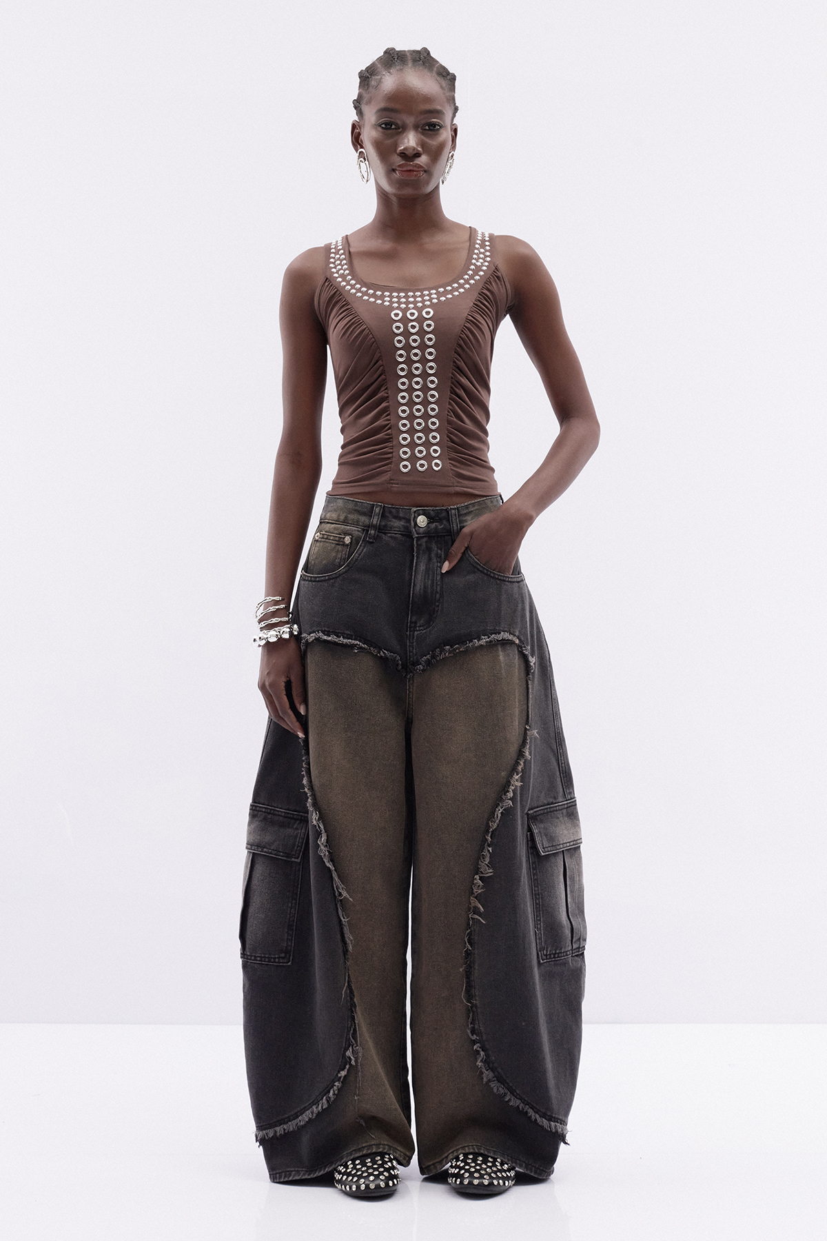 Iuile Studded Sleeveless Top