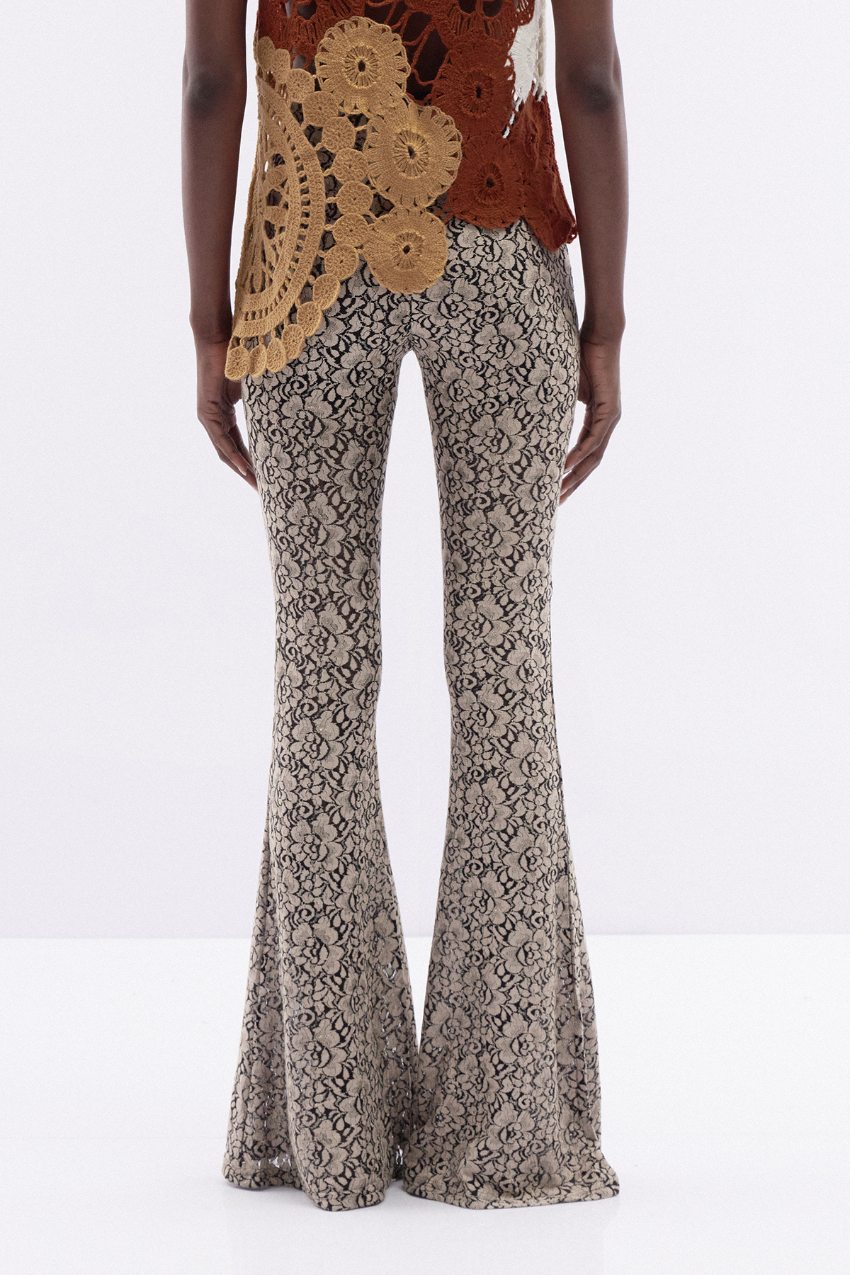 Iulianus Floral Bootcut Pants