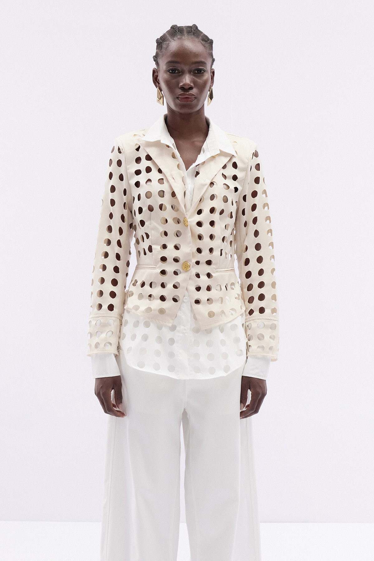 Iunia Deconstruct Cutout Blazer
