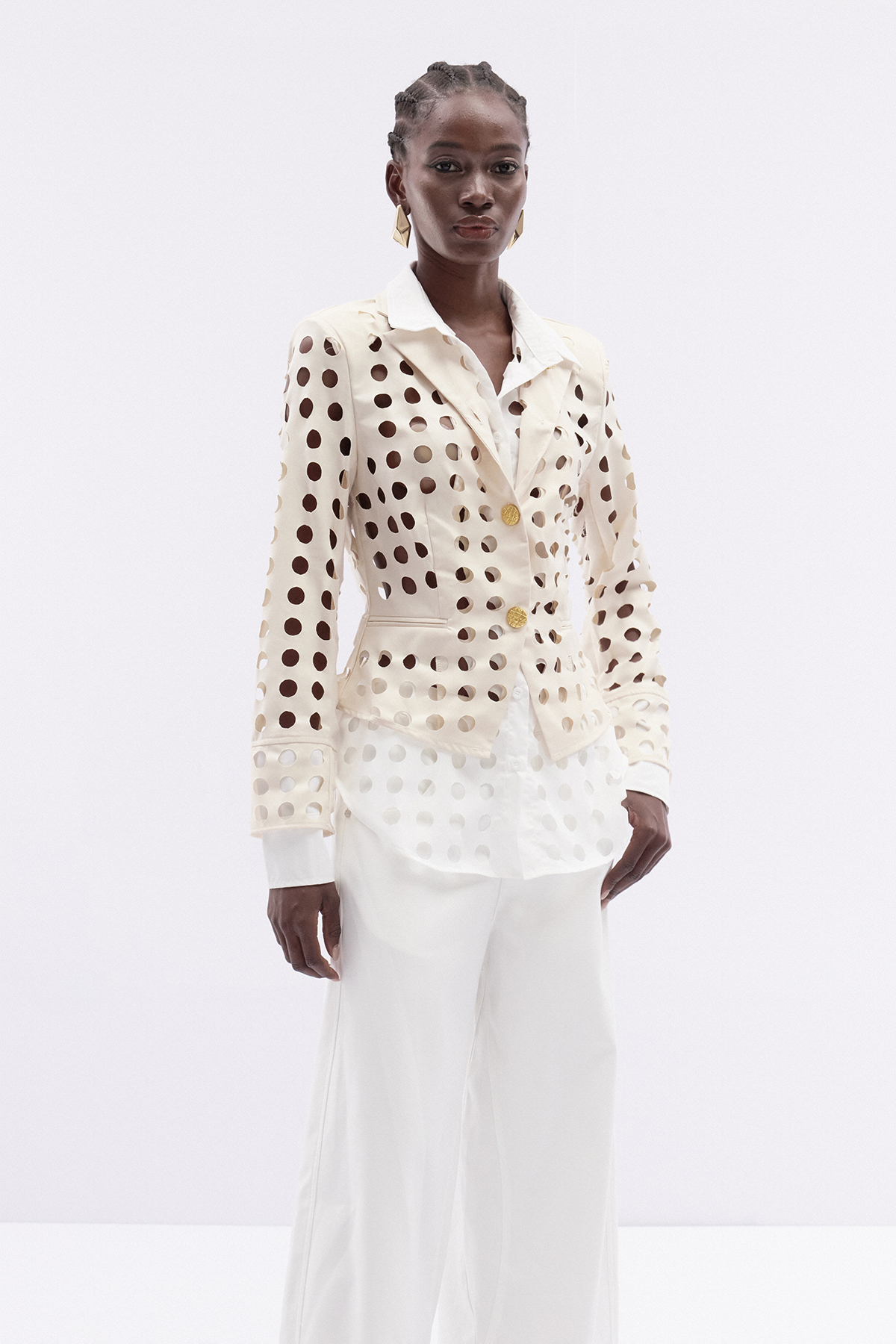 Iunia Deconstruct Cutout Blazer