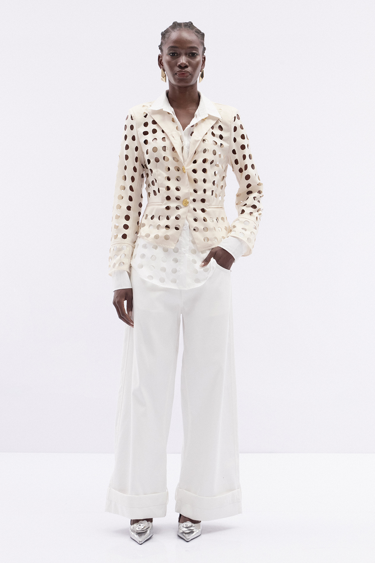 Iunia Deconstruct Cutout Blazer