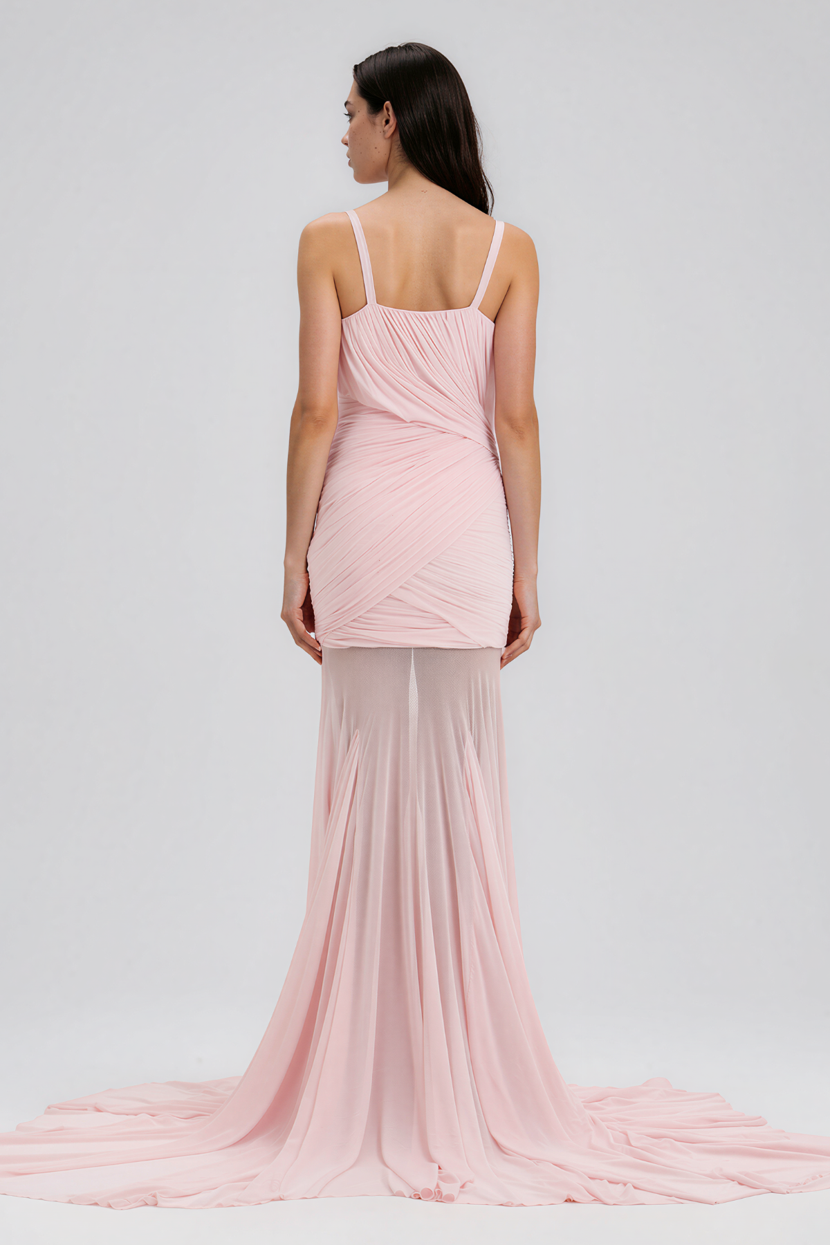 Iuventas Ruch Mesh Flared Maxi Dress