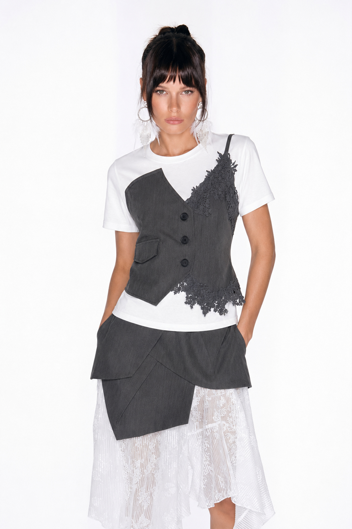 Ives Deconstruct Flower Top