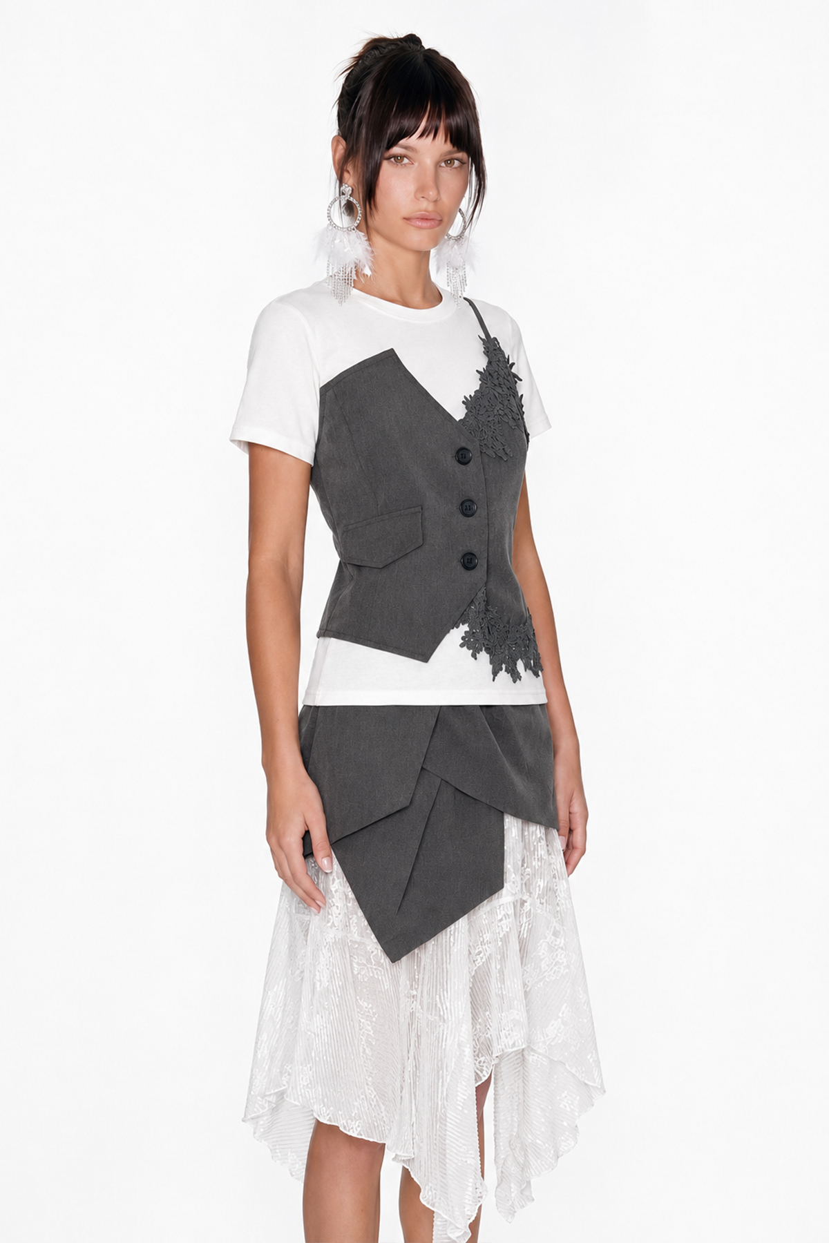 Ives Deconstruct Flower Top