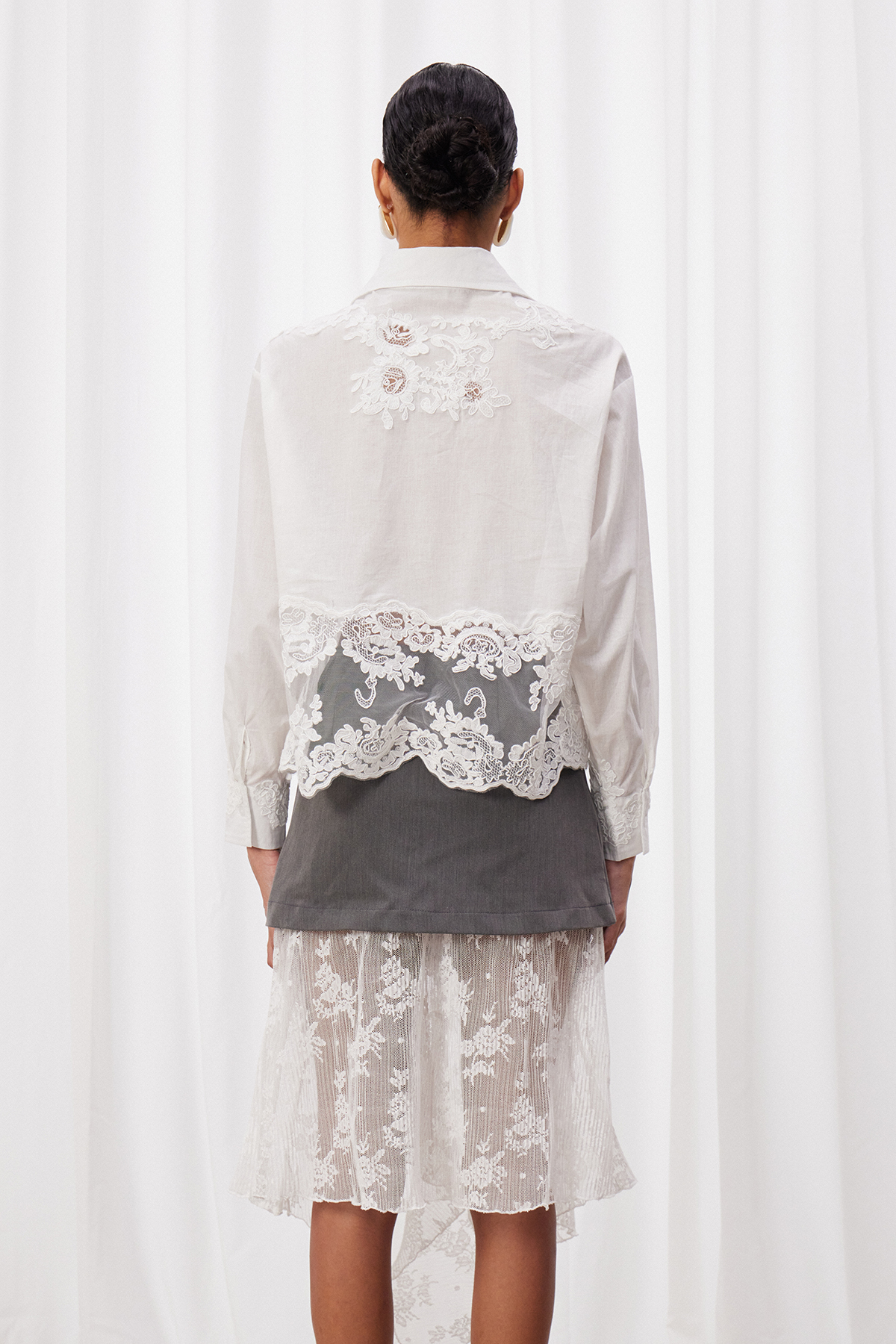 Ivett Lace Embroidered Shirt