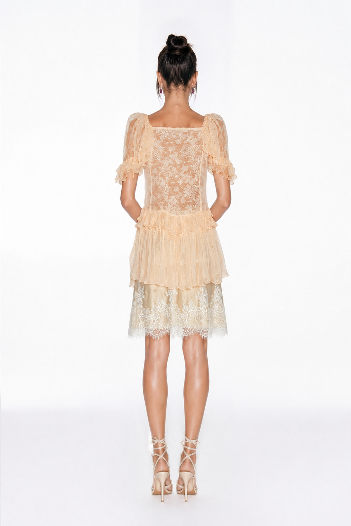 Ivka Lace Ruffle Top