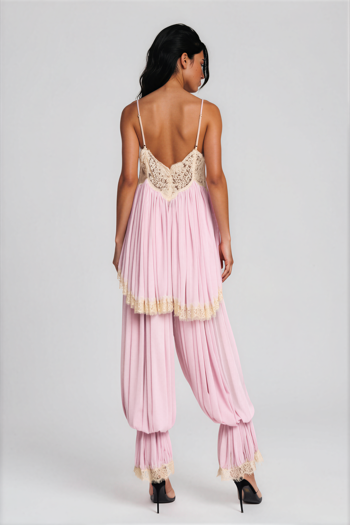 Izabela Lace Ruch Pants Set