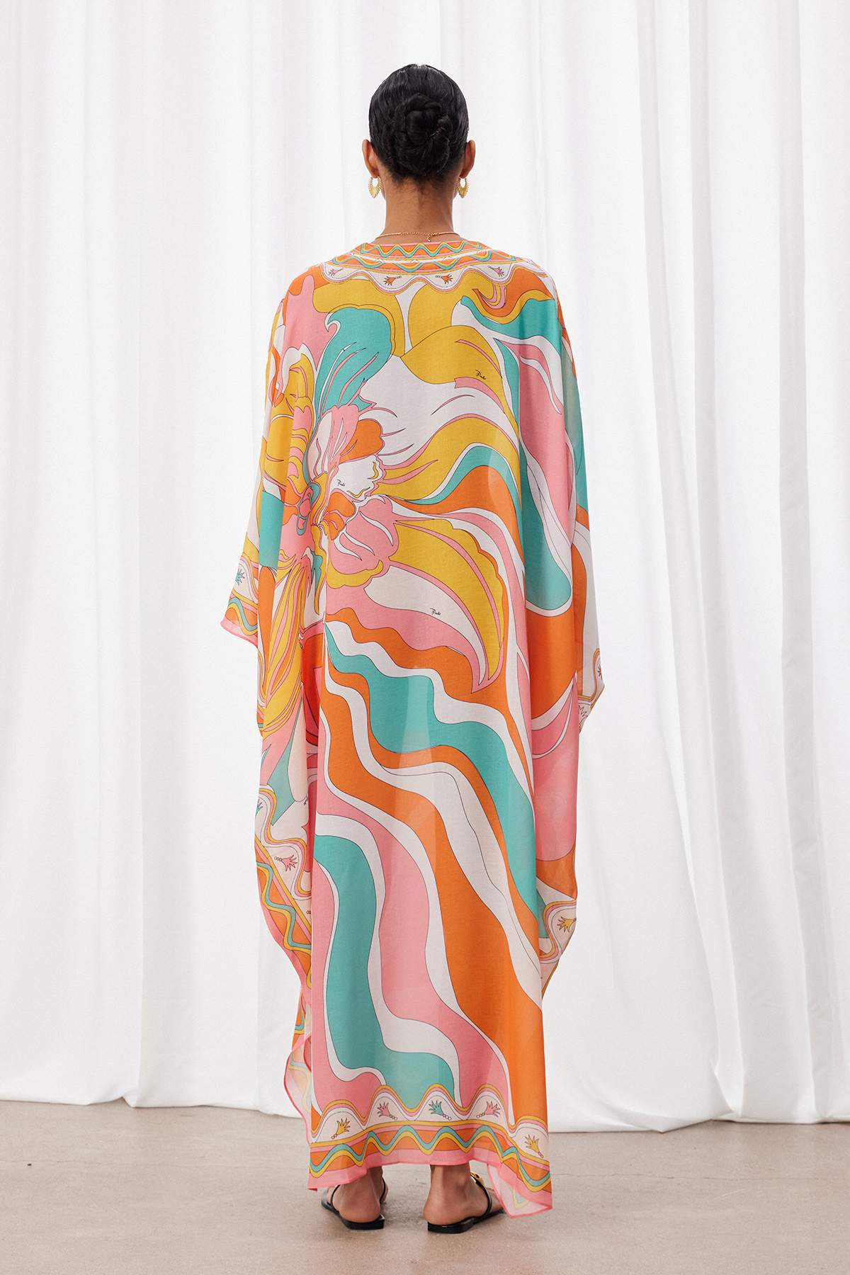 Izaiah V Neck Print Maxi Dress