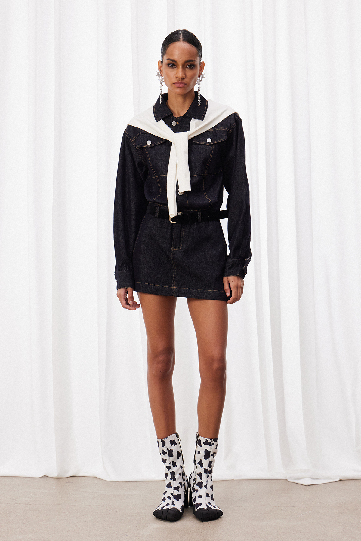 Izidora Denim Mini Dress