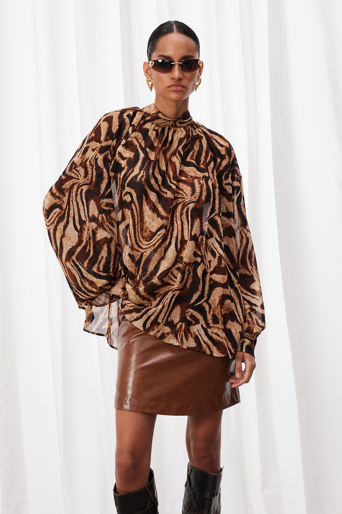 Izzet Print Top