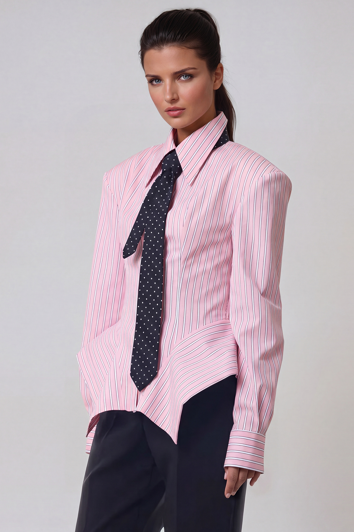 Jantje Stripe Shirt In Pink