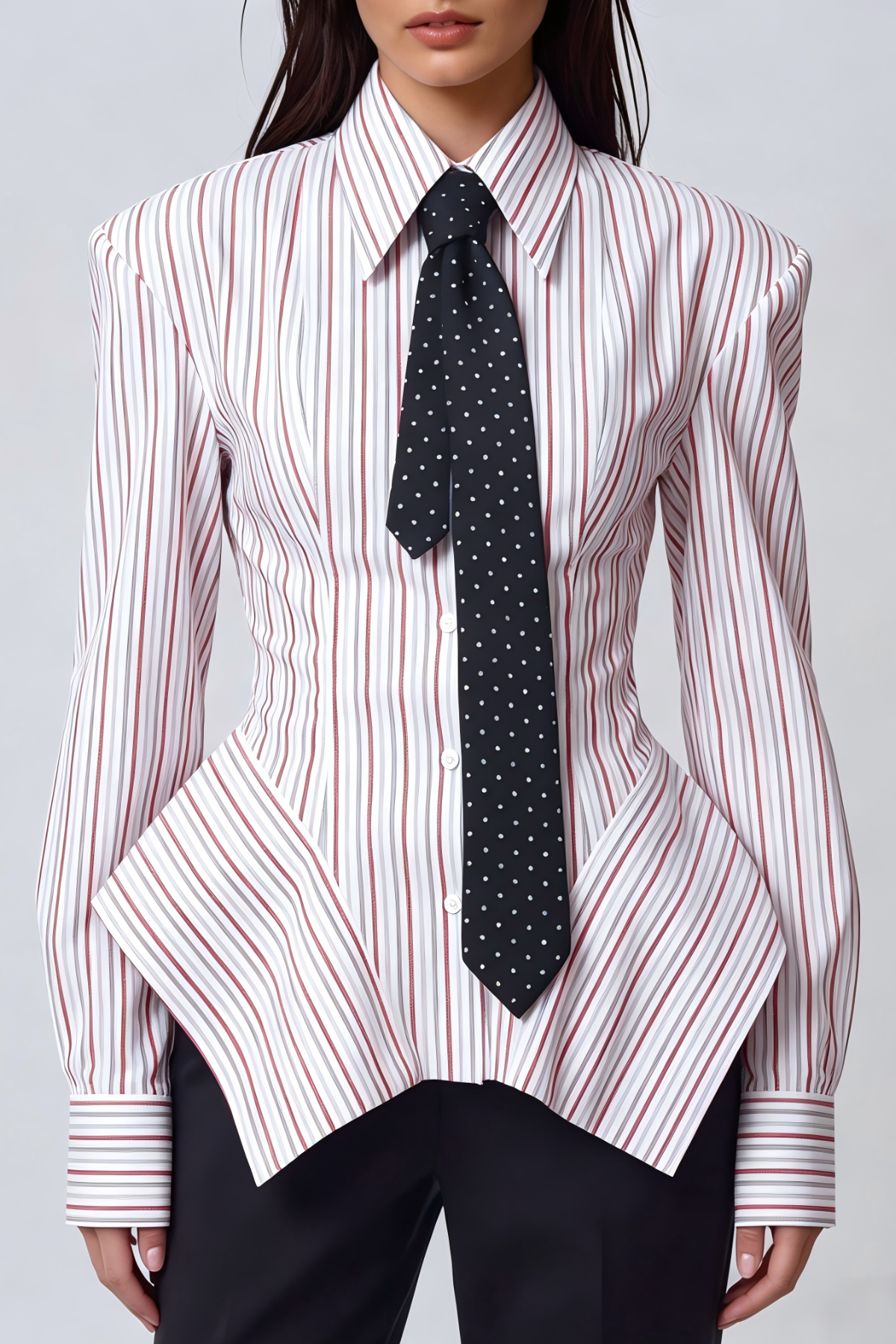 Jantje Stripe Shirt In Red