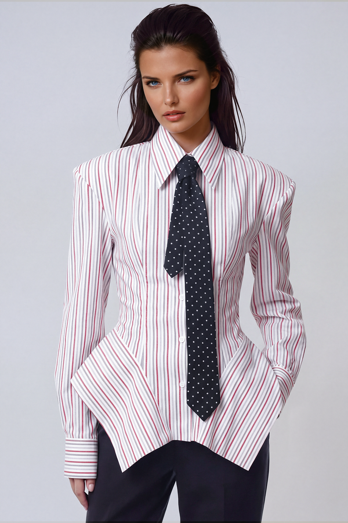 Jantje Stripe Shirt In Red