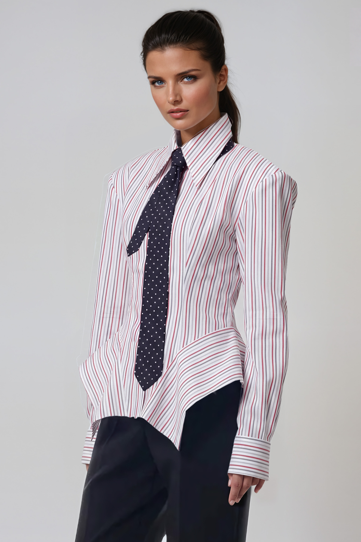 Jantje Stripe Shirt In Red