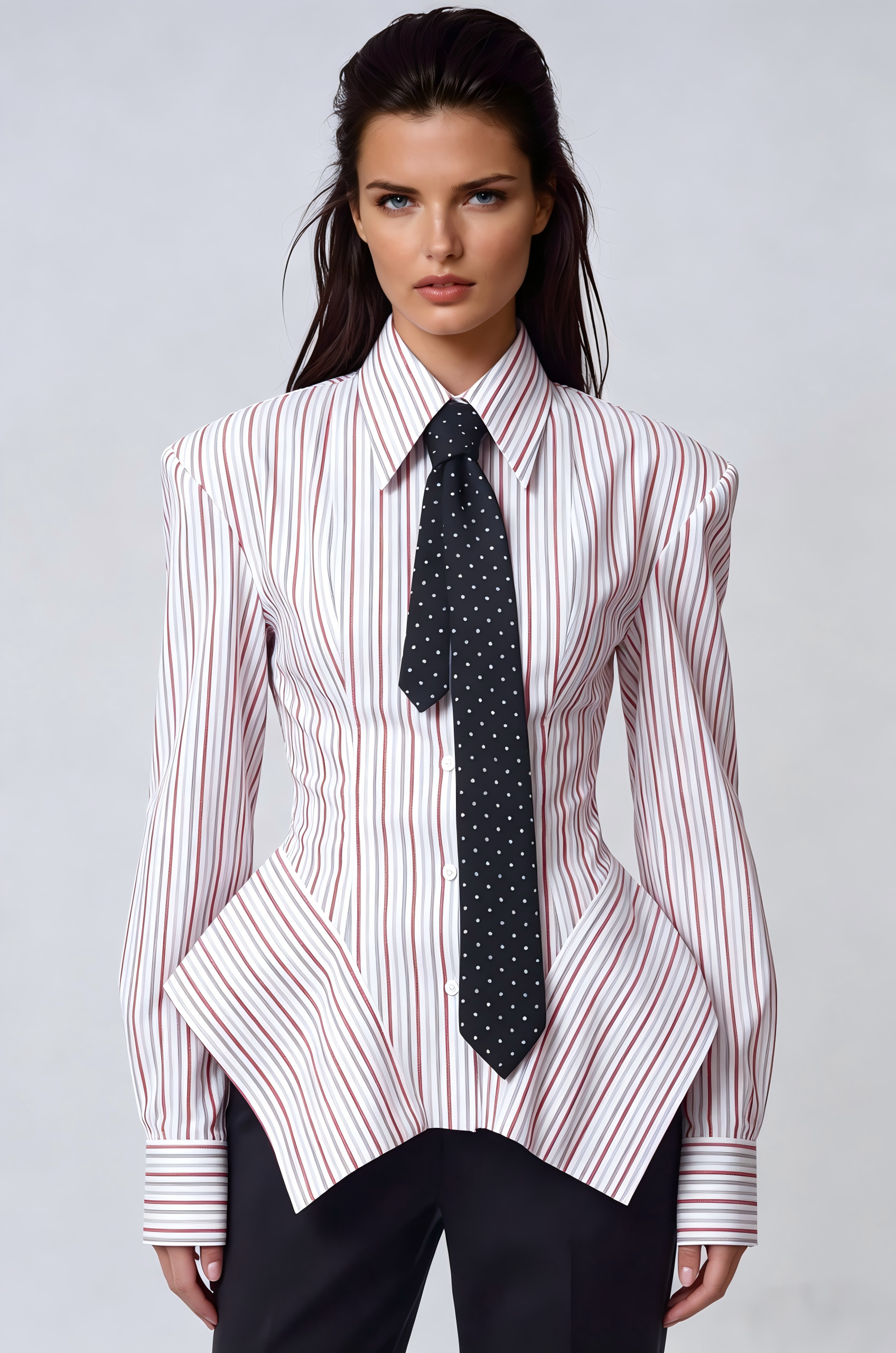 Jantje Stripe Shirt In Red