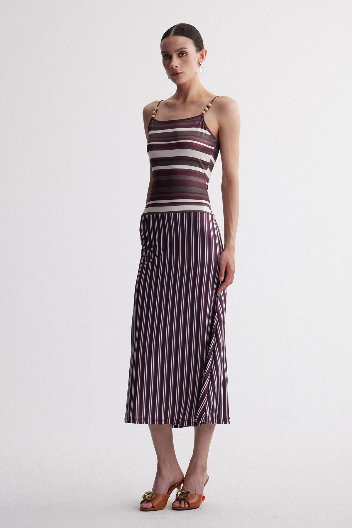 Jaska Spaghetti Stripe Maxi Dress