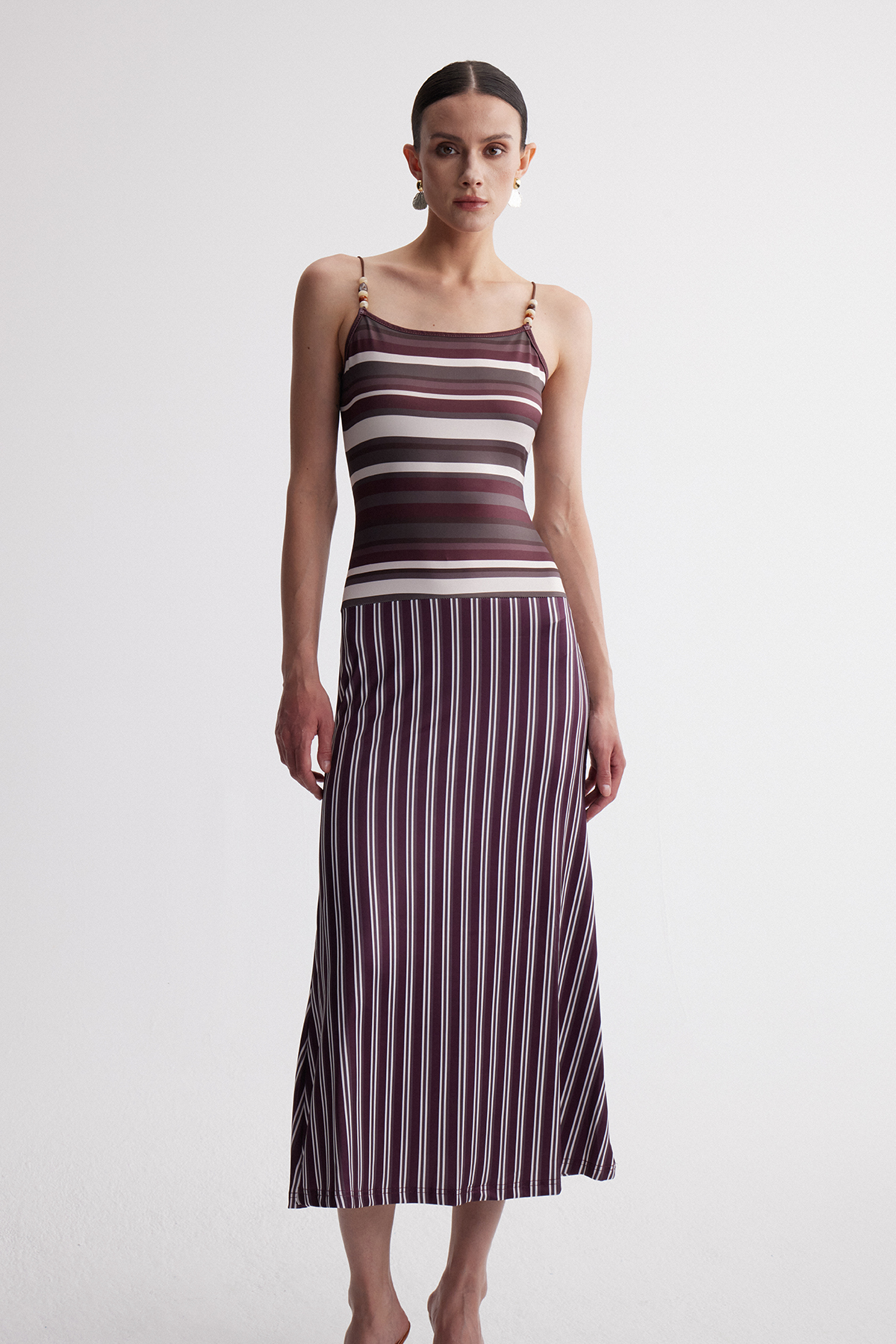 Jaska Spaghetti Stripe Maxi Dress
