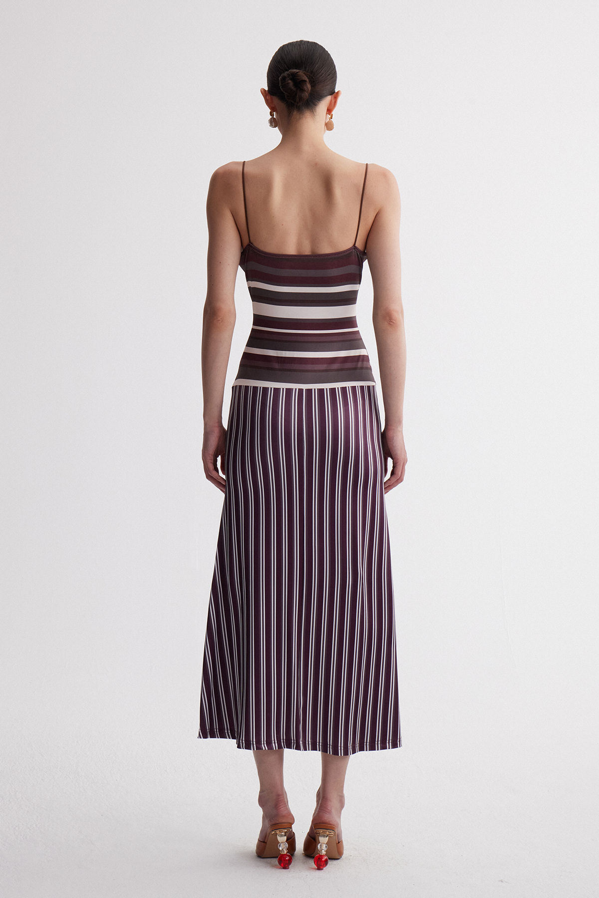 Jaska Spaghetti Stripe Maxi Dress