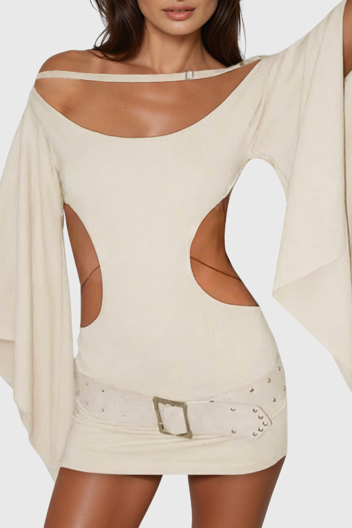 Jaxson Backless Cutout Mini Dress