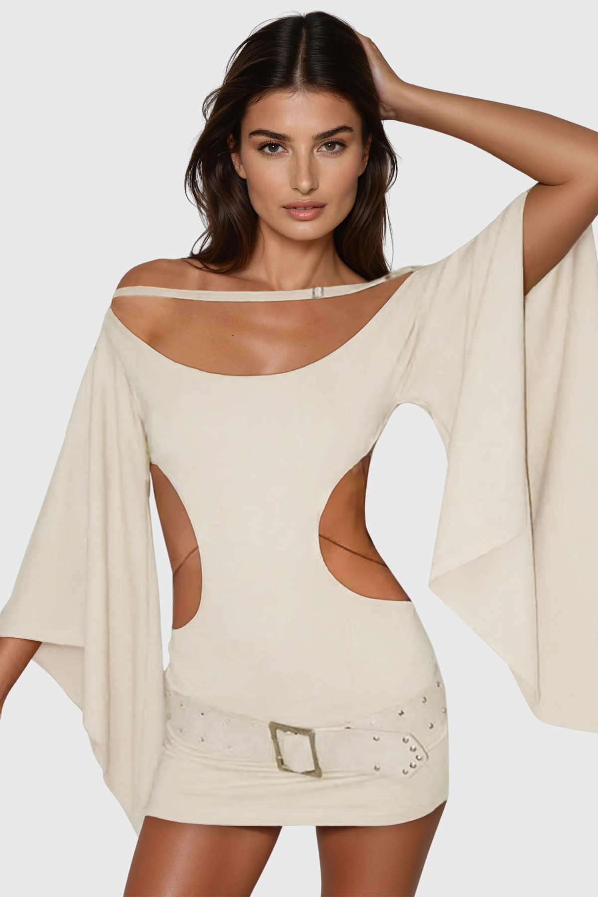 Jaxson Backless Cutout Mini Dress