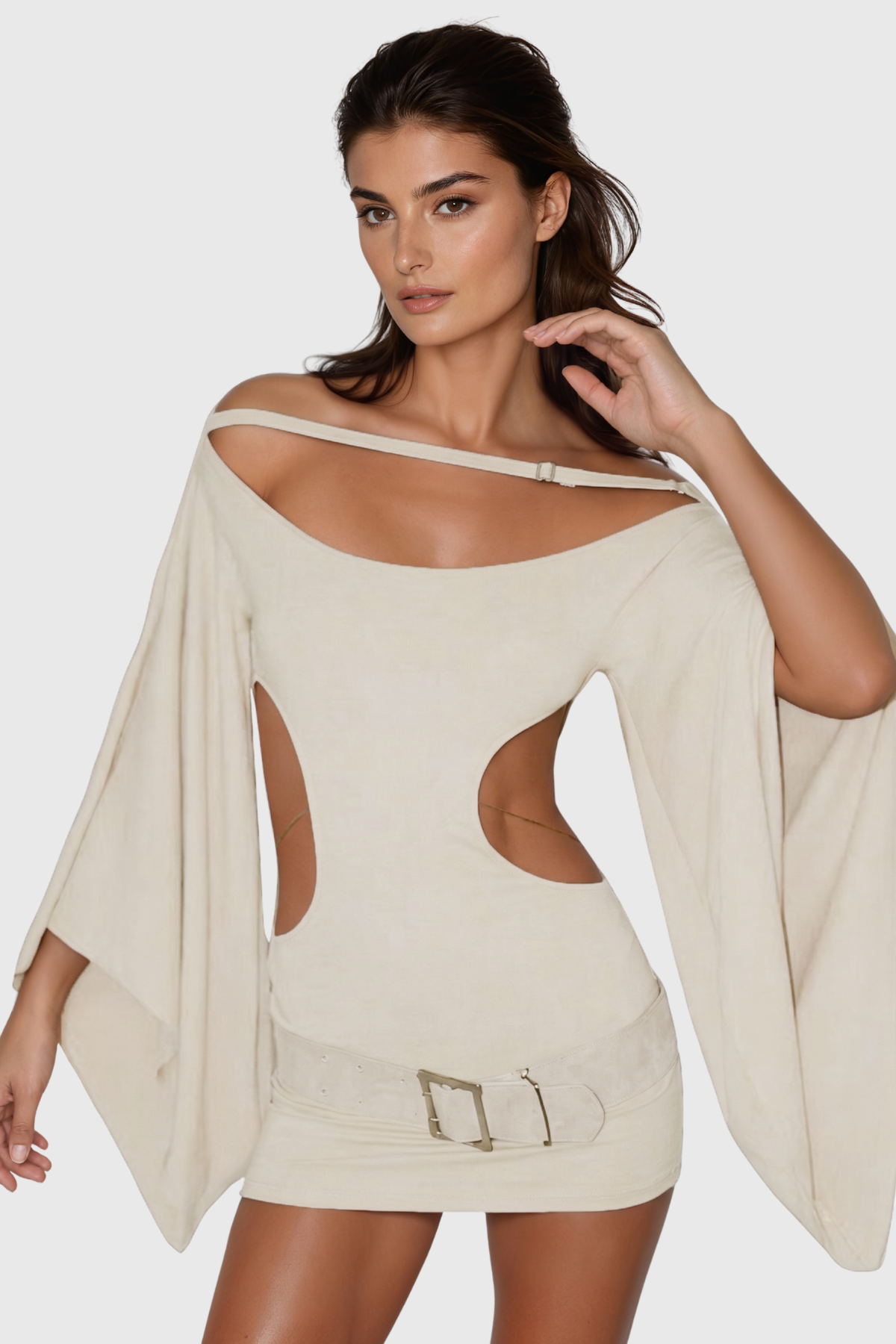Jaxson Backless Cutout Mini Dress