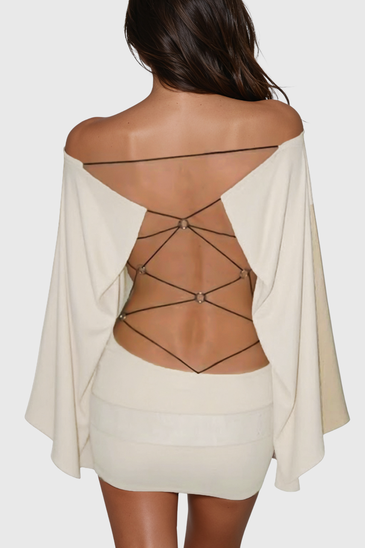 Jaxson Backless Cutout Mini Dress