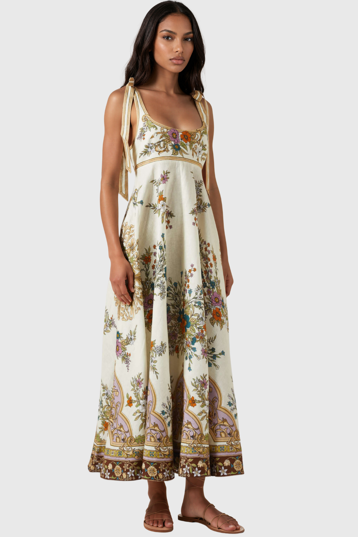 Jaya Sleeveless Floral Maxi Dress