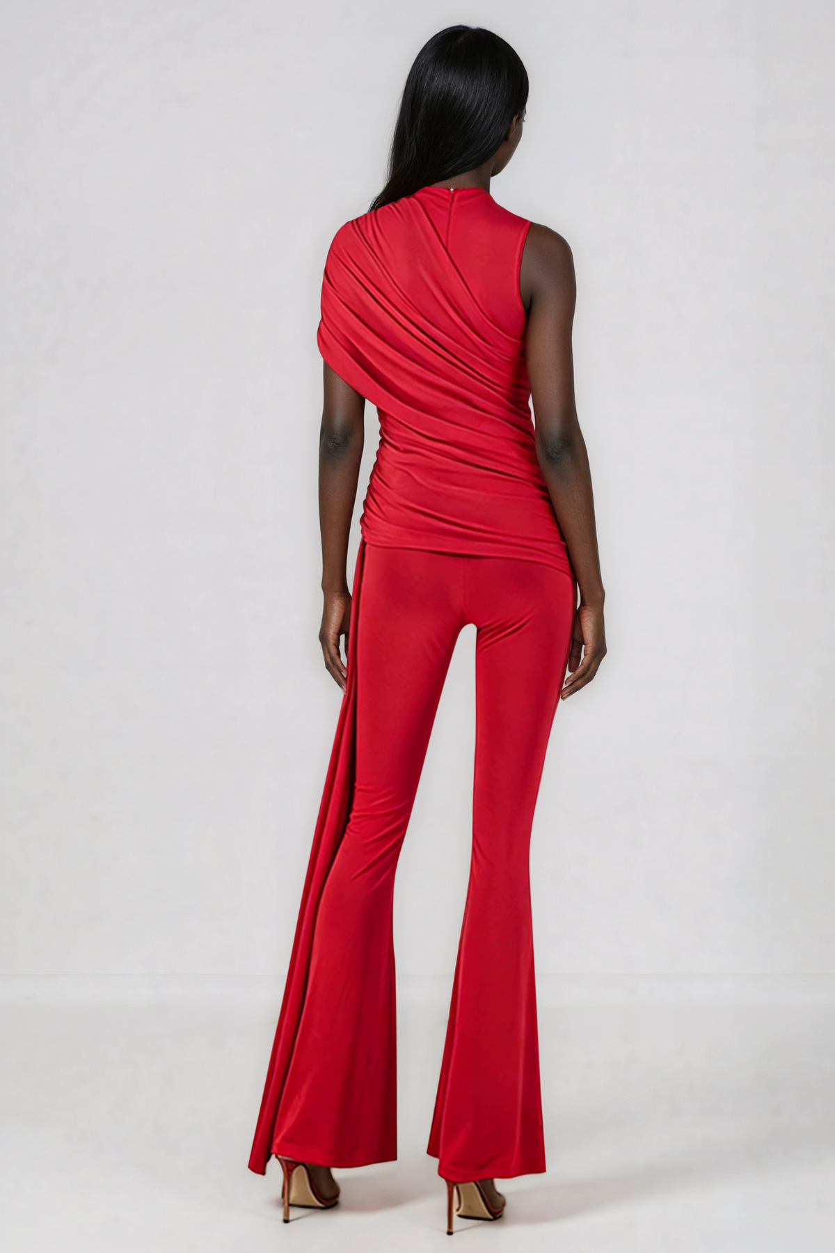 Jayanti Draped Fringe Jumpsuit