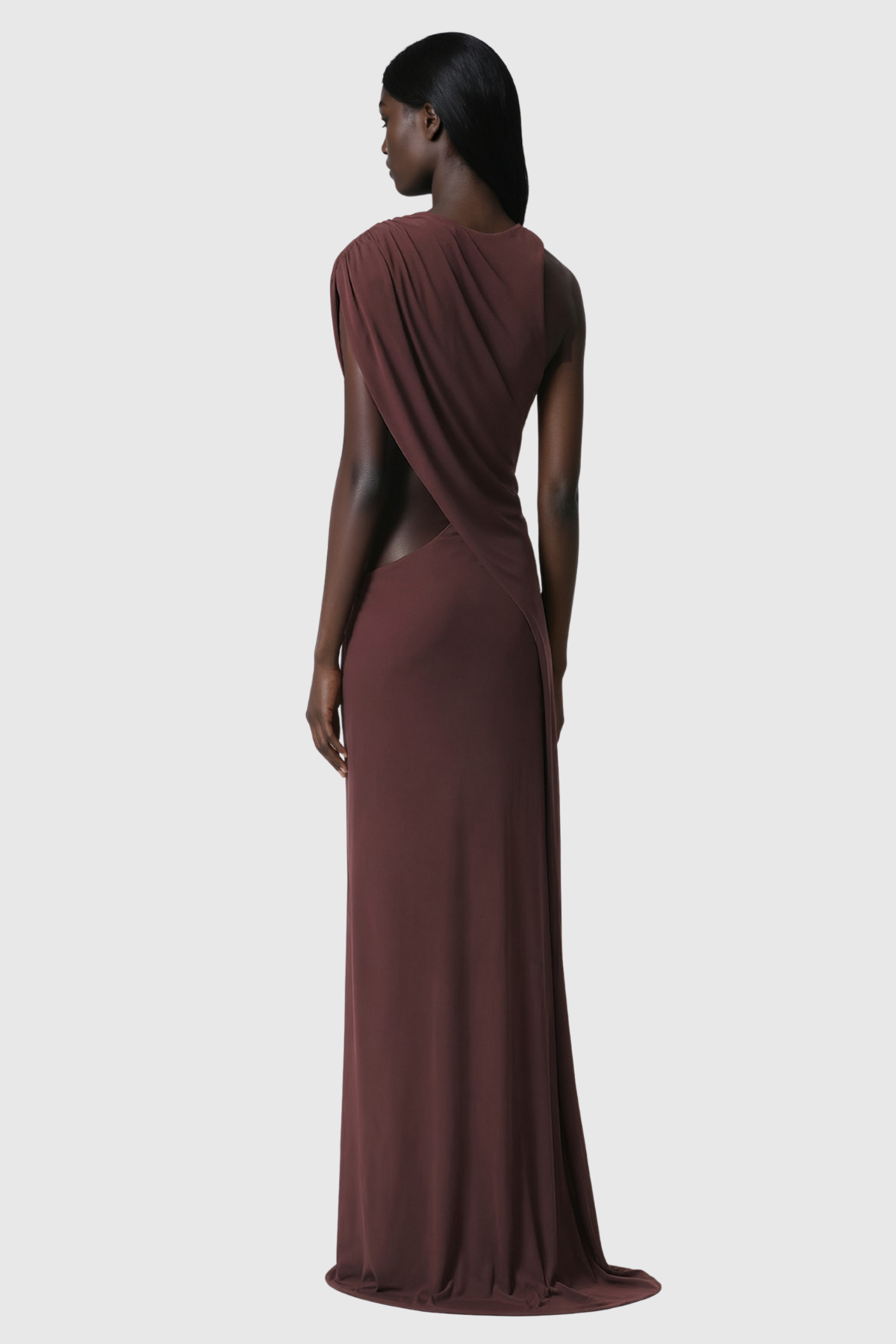 Jayashri Sleeveless Cutout Maxi Dress
