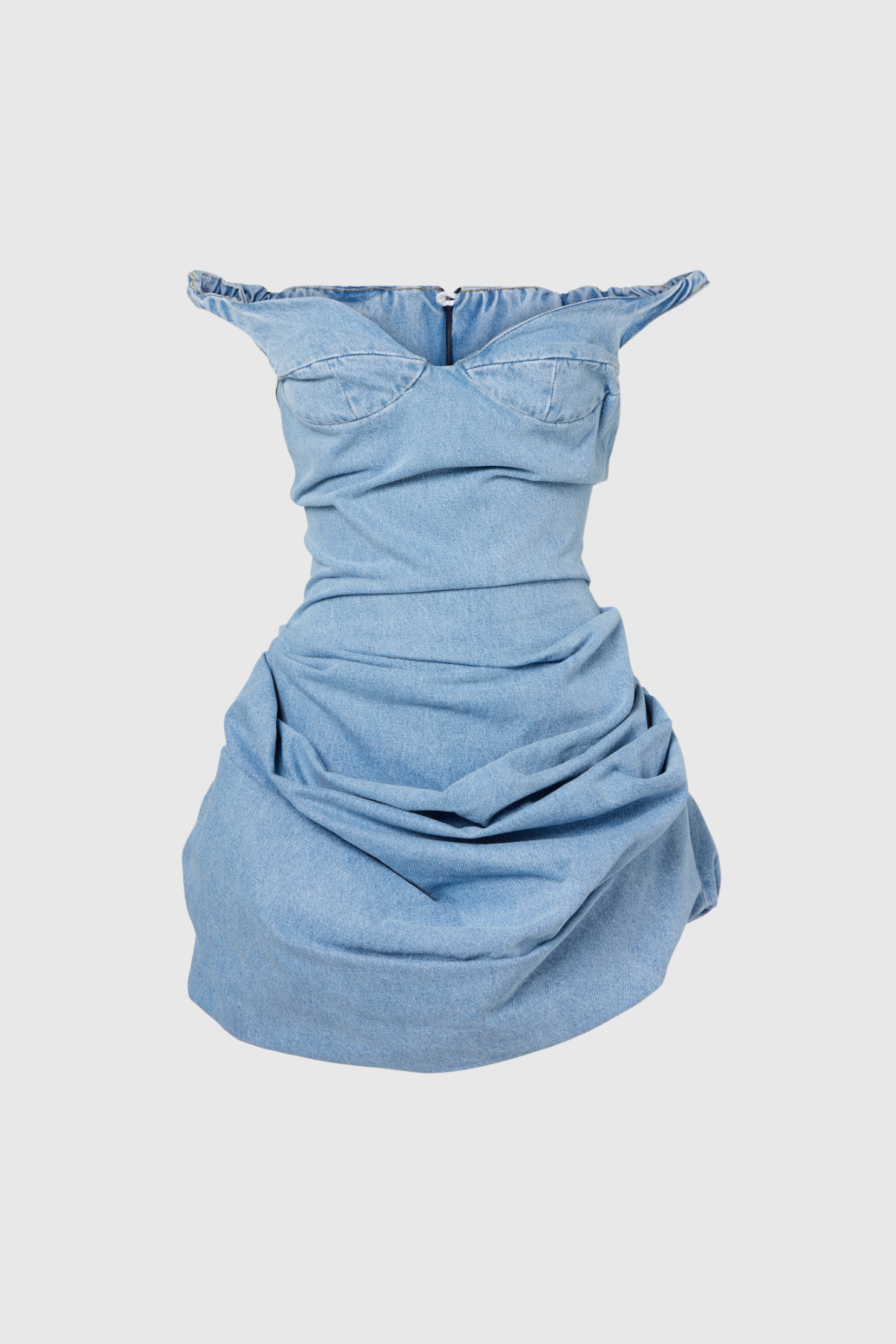 Jayceon Off Shoulder Denim Mini Dress