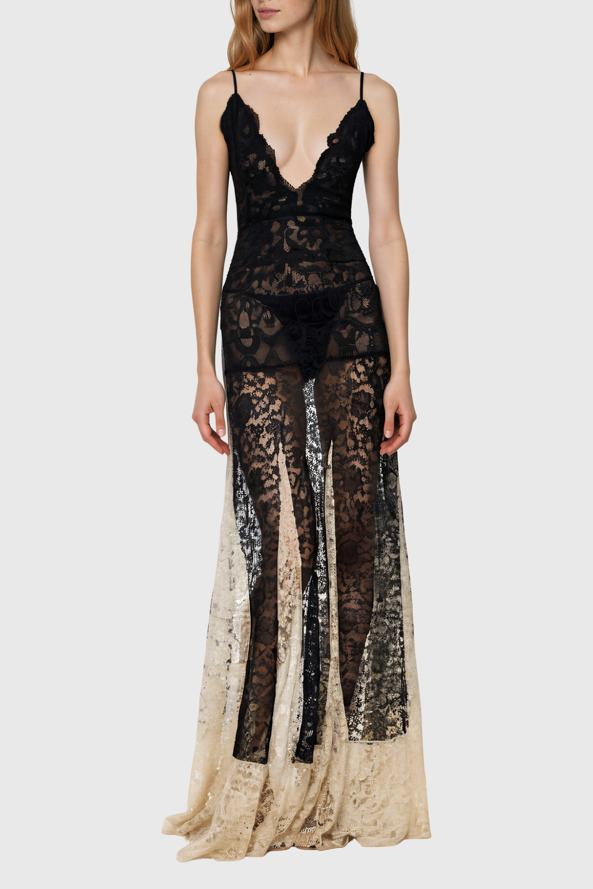 Jelka Backless Lace Maxi Dress