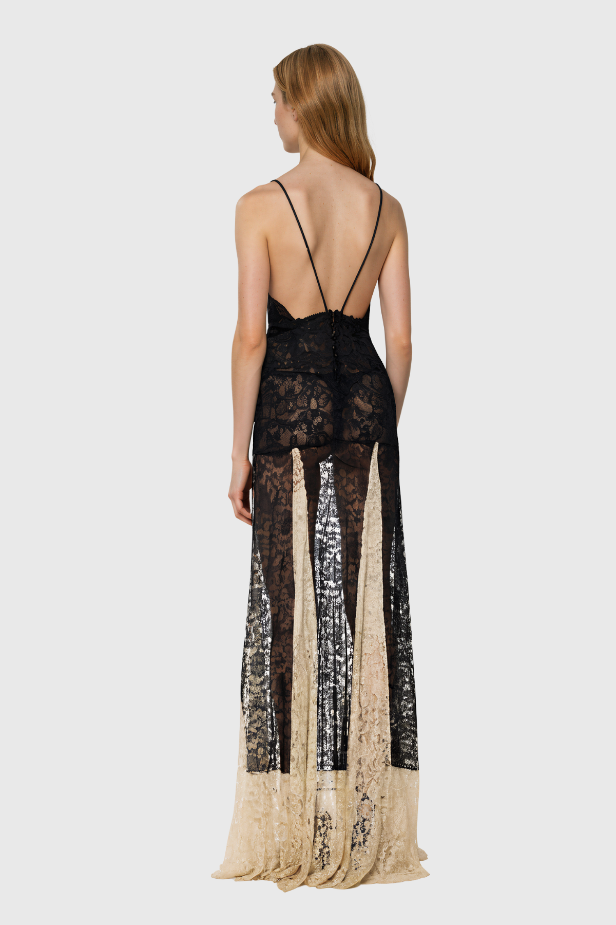 Jelka Backless Lace Maxi Dress
