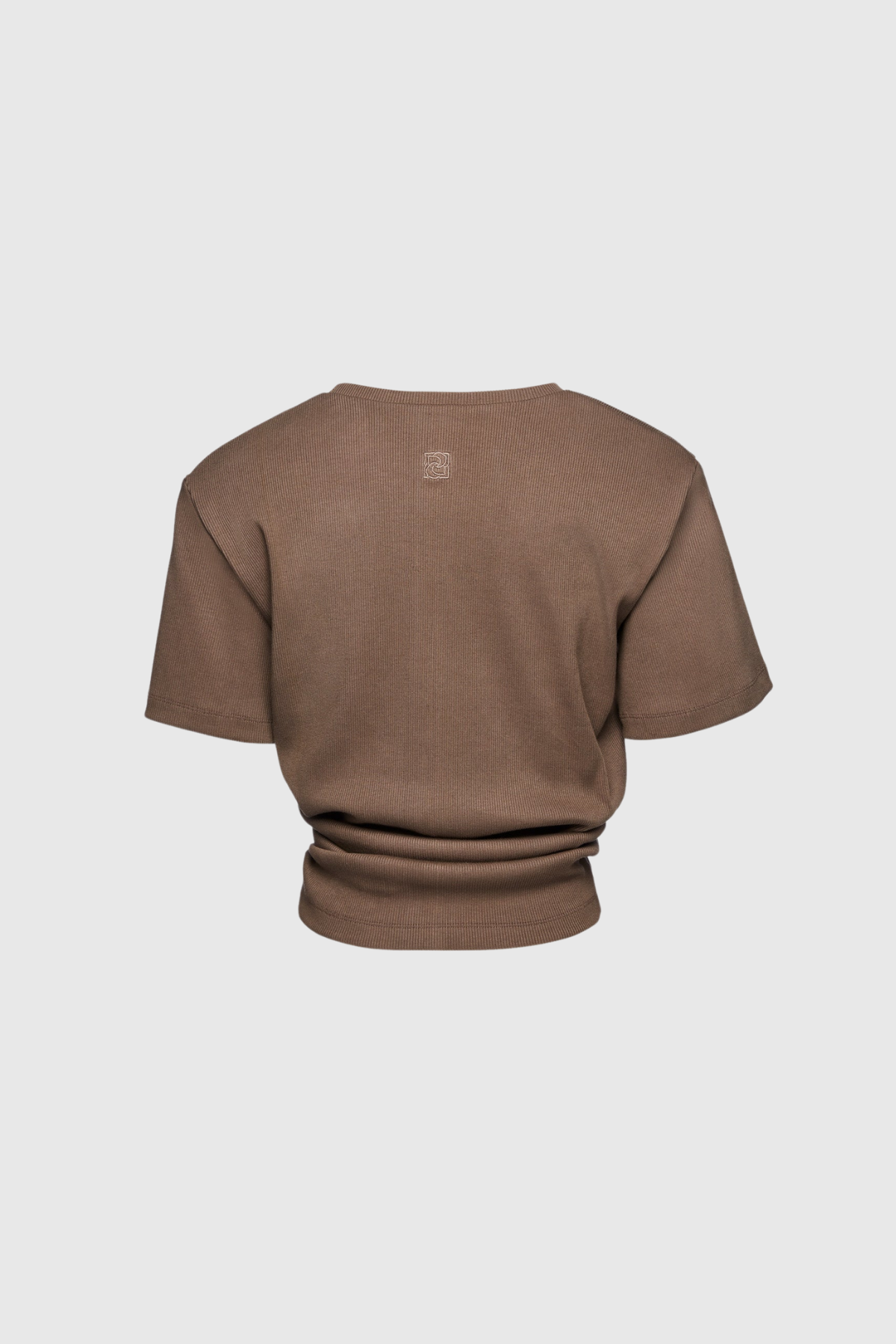 Jemma Ruch Twist T Shirt In Brown
